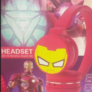 Audifonos inalambricos para niños superheroes Rojo
