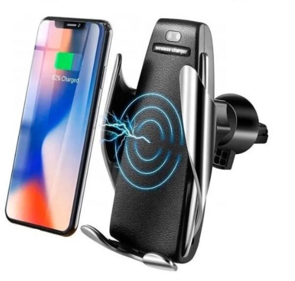 Cargador Inalambrico Soporte De Carro Para Smartphone  Sensor Wireless