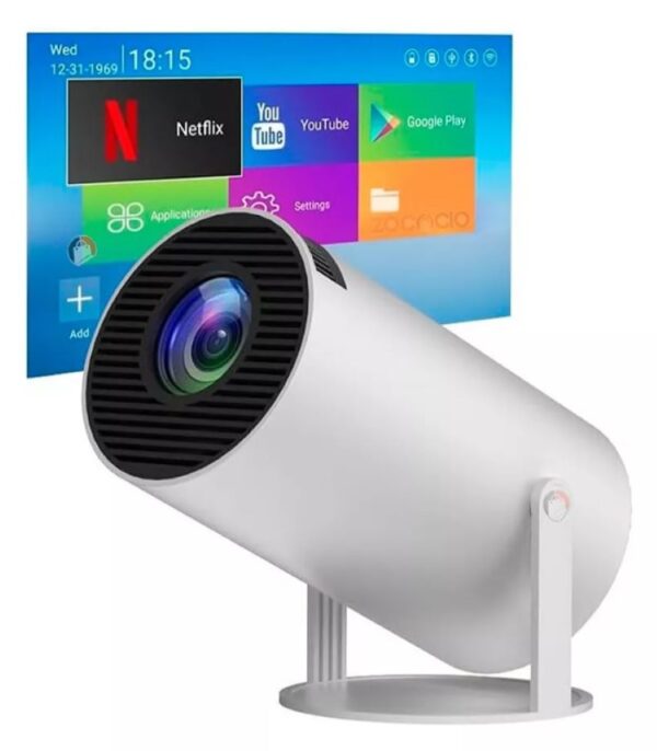 Proyector Smart Cine En Casa Hy300 1080 4K Android 11