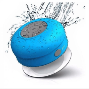 Parlante Bluetooth Resistente Al Agua Manos Libres Para Baño Azul