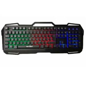 Teclado Gamer Weibo Wb-539 Qwerty Negro Retroiluminado