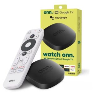 Tv Box Onn 4k Streaming Box 2 Gb Ram Google Tv Con Control