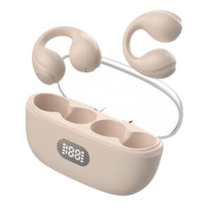 Audifonos Bluetooth Clip-on F50 Sonido Premium Comodidad Rosa