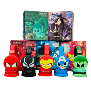Audifonos inalambricos para niños superheroes Azul