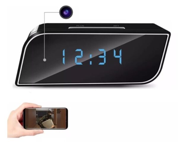Camara Reloj Espia Oculto Wifi Despertador Full HD