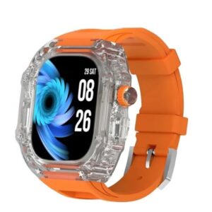Reloj Inteligente H9 Smartwatch Malla Naranja
