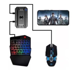 Combo Gamer Para Celular Rgb Convertidor Bluetooth 3en1 G98