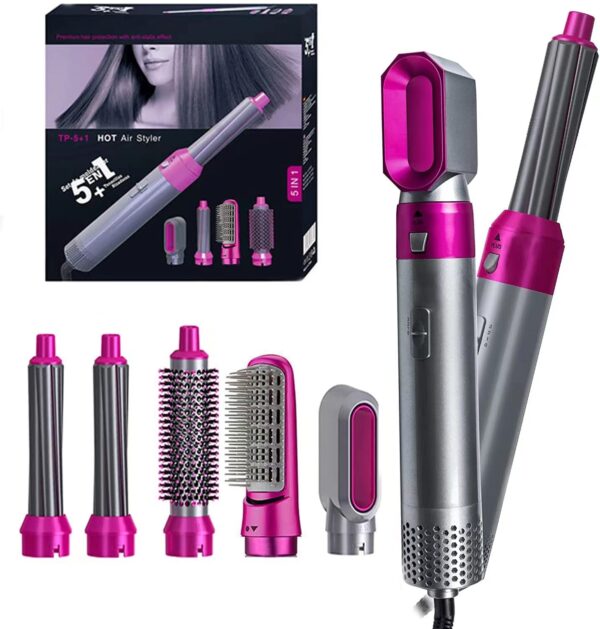 Cepillo Electrico Pelo 5 En 1 Hot Air Styler Multifuncional - Imagen 2