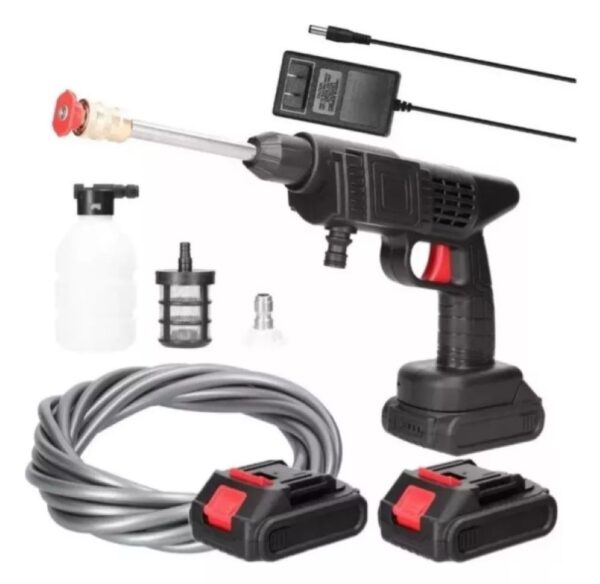 Hidrolavadora Inalambrica Portatil Recargable 48v 2 Baterias - Imagen 3