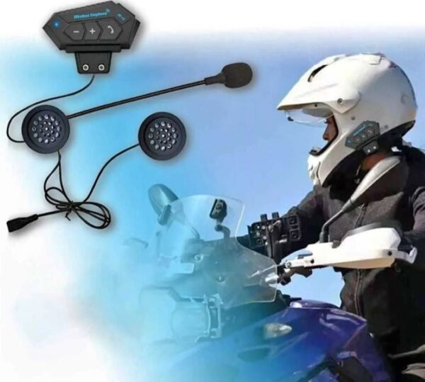 Intercomunicador Bt12 Auriculares Casco Bluetooth Moto - Imagen 2