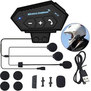 Intercomunicador Bt12 Auriculares Casco Bluetooth Moto