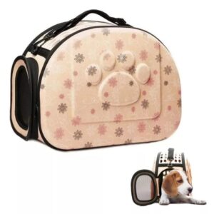 Maleta Plegable Mascotas Gatos Perros Transportador Portatil