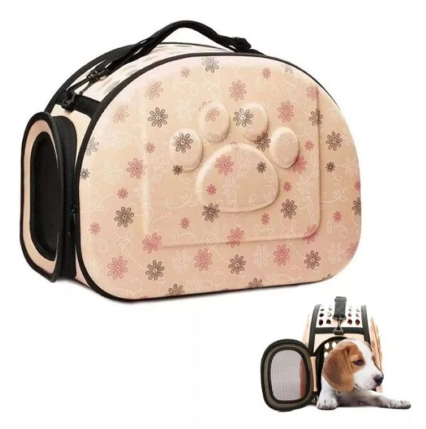 Maleta Plegable Mascotas Gatos Perros Transportador Portatil