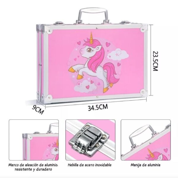 Set De Arte Profesional De 145 Piezas Tipo Maleta Para Niños - Imagen 2
