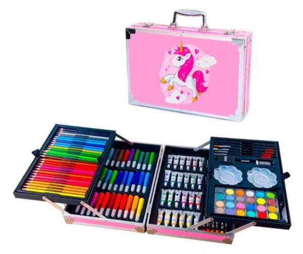 Set De Arte Profesional De 145 Piezas Tipo Maleta Para Niños - Imagen 3