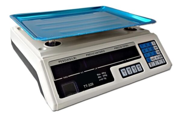 Bascula Electrónica Peso Balanza Digital Gramera 40 Kg - Imagen 2