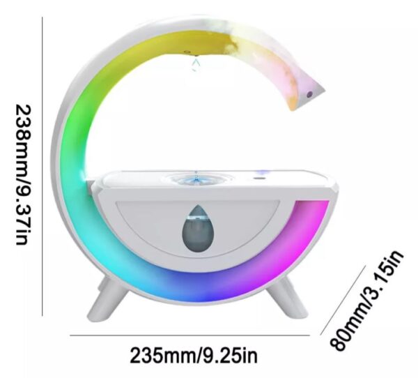 Humidificador Antigravedad  Rgb En Forma De G - Imagen 2