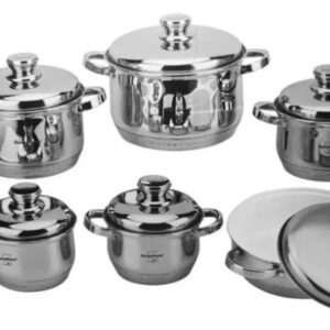 Bateria De Cocina Swisshome 12 Piezas Extra Jumbo