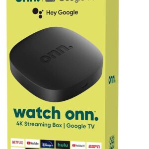 Tv Box Onn 4k Streaming Box 2 Gb Ram Google Tv Con Control