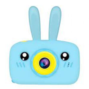 Camara Digital Para Niños Forma De Conejo Azul