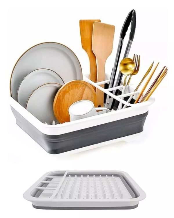 Escurridor De Platos Plegable Guarde Cuando No Se Use - Imagen 3