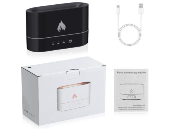 Humidificador Difusor Aromas Diseño Chimenea - Imagen 2