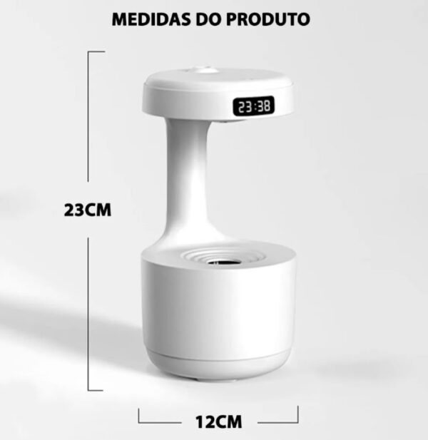 Humidificador Difusor Antigravedad Gotas De Agua Aire 800 Ml - Imagen 2