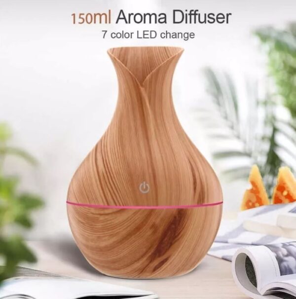Difusor De Aromas 150 Ml Humidificador Aromaterapia Ultrason - Imagen 3