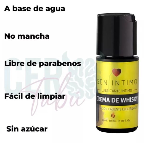 Lubricante Whisky Electrizante X 30 Ml Exclusiva Sen Intimo - Imagen 3