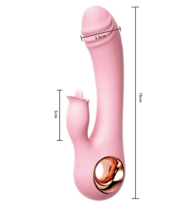Vibrador Con Lengua Y Calefaccion Lilo - Imagen 2