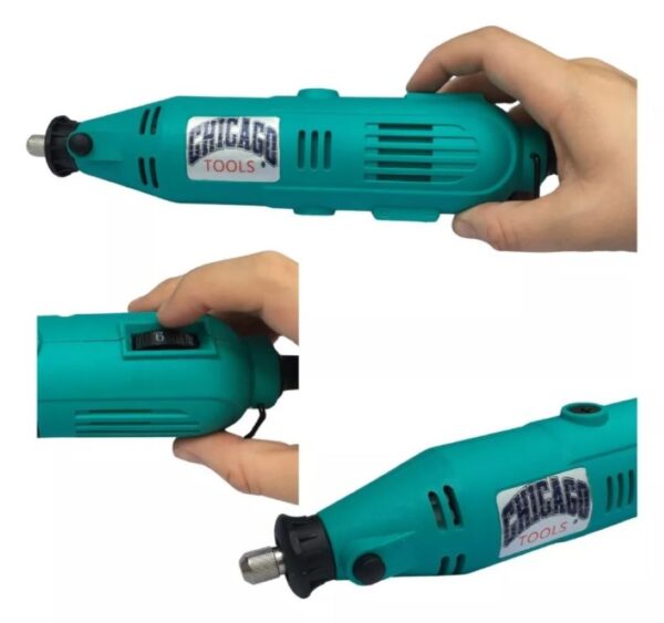 Motor Tools Electrico Con Guaya X 211 Pcs 6 Velocidades - Imagen 3