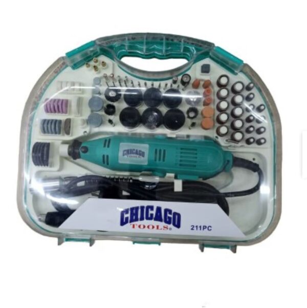Motor Tools Electrico Con Guaya X 211 Pcs 6 Velocidades - Imagen 2