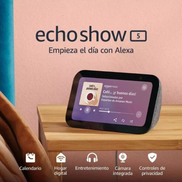 Amazon Alexa Echo Show 5 3ra Generacion Parlante Inteligente - Imagen 5