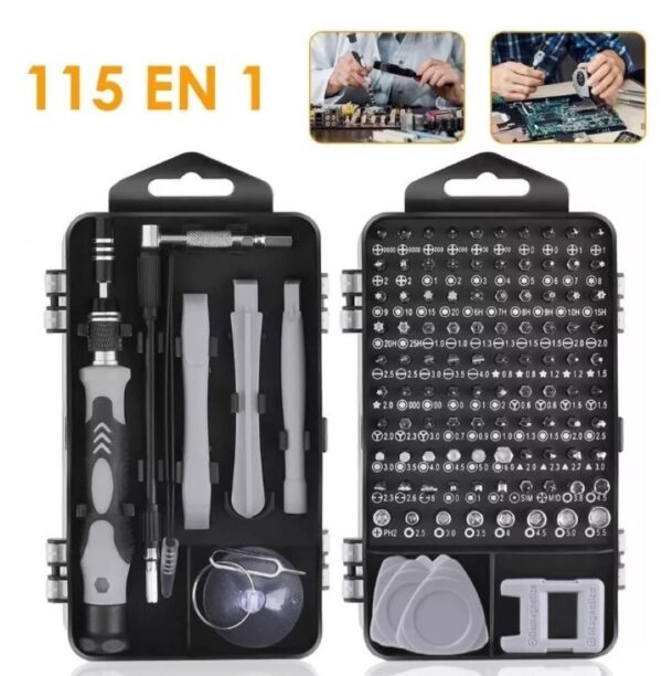 Juego Destornilladores Set 115 En 1 Multifuncion - Imagen 2