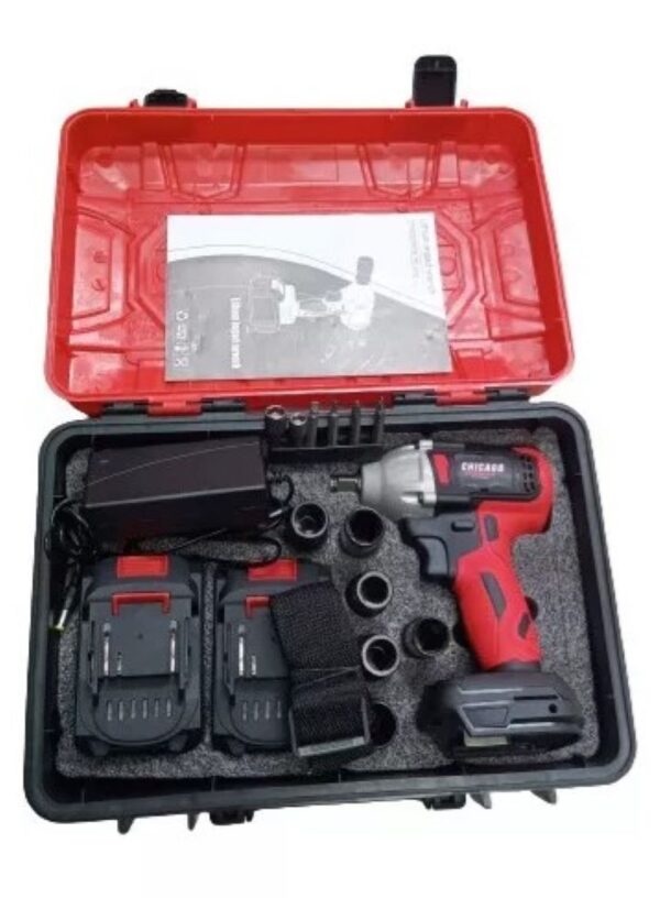 Pistola De Impacto Inalambrica Cuadrante 1/2 21V Accesorios - Imagen 2