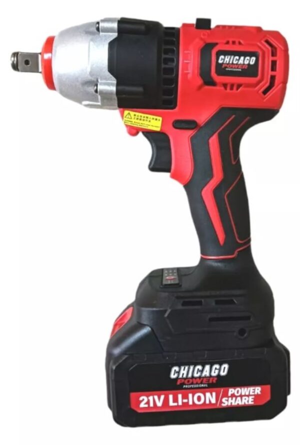 Pistola De Impacto Inalambrica Cuadrante 1/2 21V Accesorios - Imagen 3