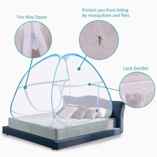 Toldillo Estilo Domo Plegable Portatil Para Cama O Exterior - Imagen 2
