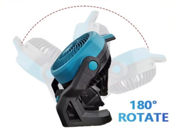 Ventilador Recargable 21V Velocidad Variable 9 Pulgadas - Imagen 3