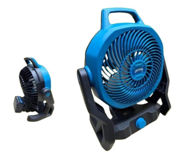Ventilador Recargable 21V Velocidad Variable 9 Pulgadas - Imagen 2