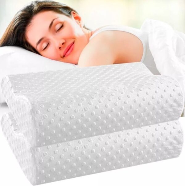 2 Almohadas Space Memory Pillow Ortopedicas Indeformables - Imagen 2