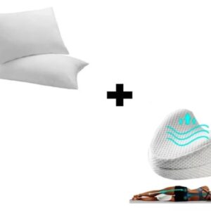 Almohadas En Fibra Siliconada X 2 Mas Cojin Almohada Pierna