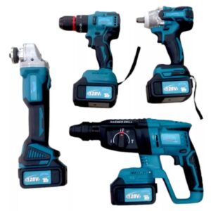 Kit De 4 Herramientas Inalambricas 4 Baterías 128V