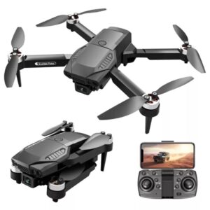 Drone Plegable 4k Hd Doble Camara F198 Motor Sin Escobillas