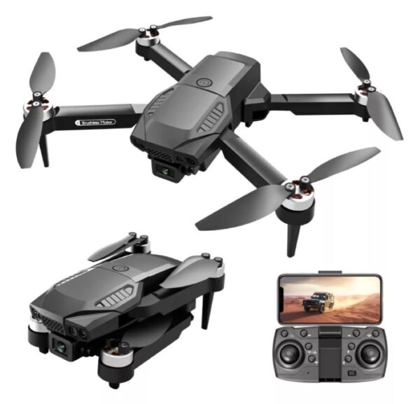 Drone Plegable 4k Hd Doble Camara F198 Motor Sin Escobillas