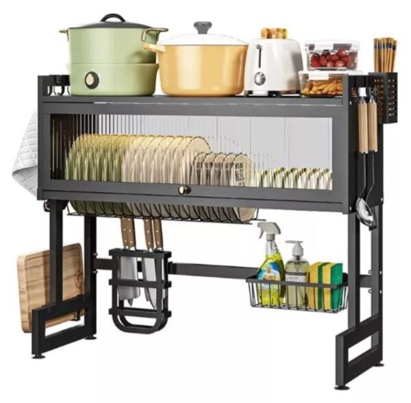Escurridor Platos Cocina Fregadero Con Gabinete Multifuncion
