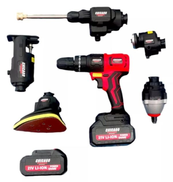 Kit De Herramientas Inalambricas Multifuncional 6 En 1 - Imagen 2