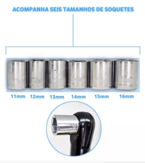 Llave Ratche 3/8 Recargable 12V ChicagoPower 2 Baterias - Imagen 3