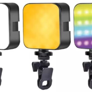Luz Led Celular Camara Video RGB Portable Spot Recargable