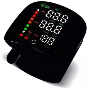 Monitor De Presion Arterial De Muñeca Con Voz Usb Recargable