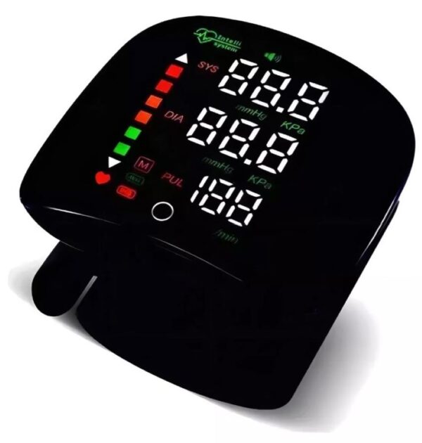 Monitor De Presion Arterial De Muñeca Con Voz Usb Recargable